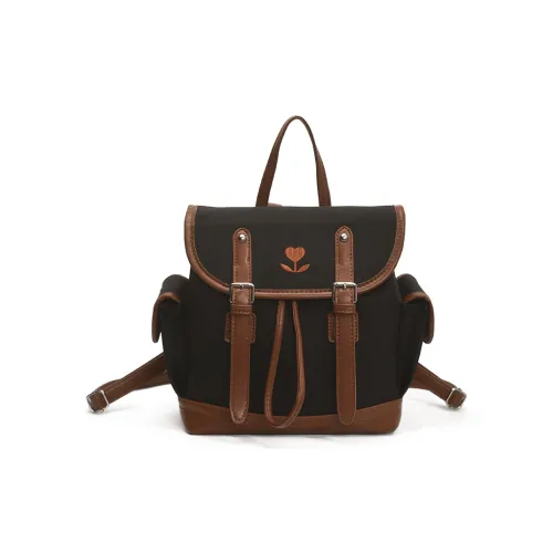 CAREELL ПУ (полиуретан) Рюкзак Стандартный Унисекс Черный Красный Желтый Деним