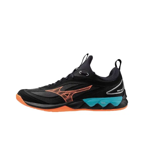 Mizuno Wave Luminous 3 Амортизация Низкий Топ Тренировочные Кроссовки Мужские Черные