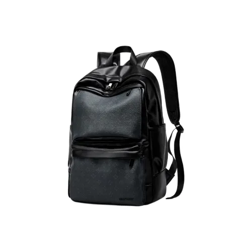 SEPTWOLVES ПУ (полиуретан) Рюкзак Большой Мужской Черный