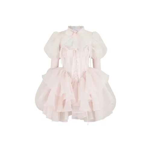 Selkie Коллекция SS25 Длинное Платье с Рукавами Женское