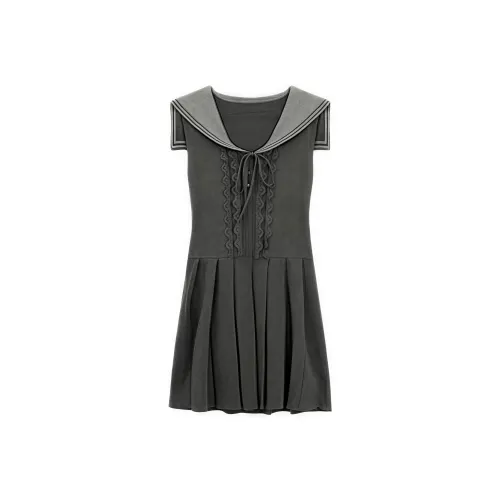 KYKW Серые Женские Платья без рукавов