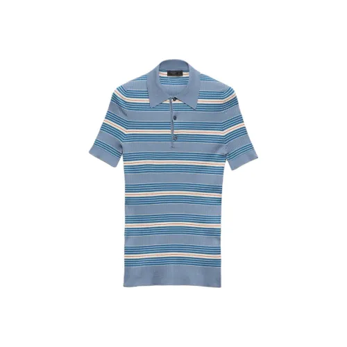 PRADA Lavender Blue Men's Polo