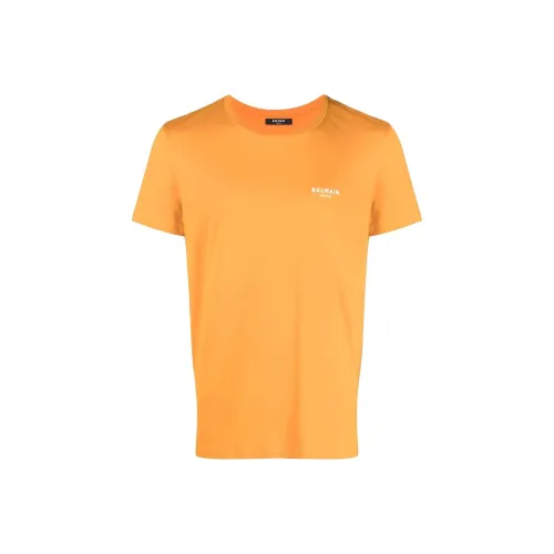 BALMAIN Orange Мужская T-рубашка