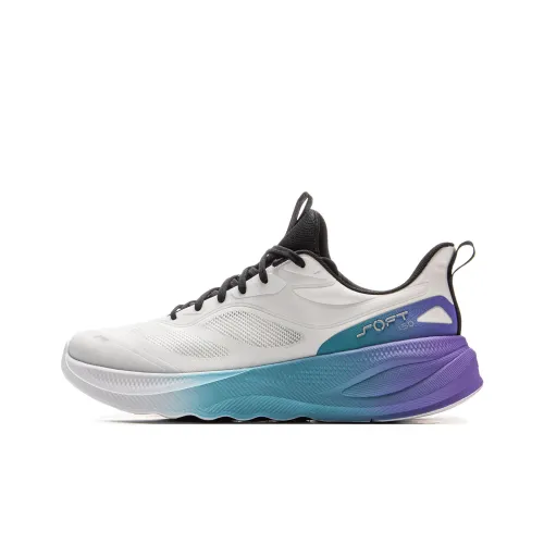 LINING Soft Go 2 V4 Амортизация Износостойкий Низкий Топ Casual Мужской Стандартный Белый