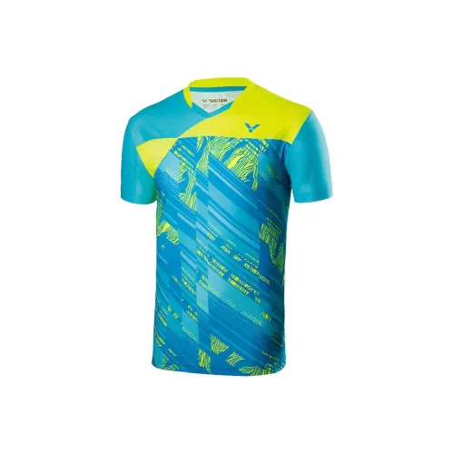 Victor T Рубашка Унисекс Гавайи Синий