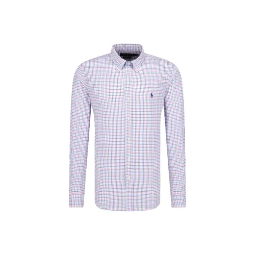 Polo Ralph Lauren Рубашка Мужская Синие Розовые