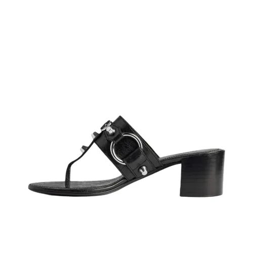 Balenciaga Резиновая подошва Шлепанцы Женские Черный