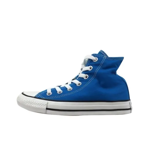 Converse Chuck Taylor Hi Ускоренно-износостойкие Высокие Кроссовки для скейтбординга Унисекс Сине-белые