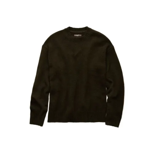 AMERICAN EAGLE Оливково-зеленые Мужские Свитера