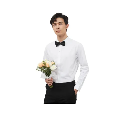 Ancient Shark Белый 02931627 Мужская Рубашка