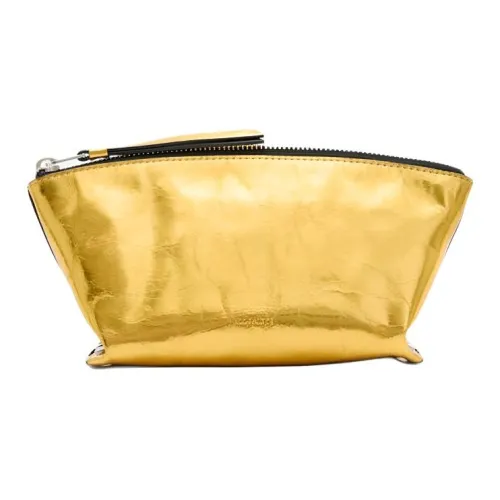 ALLSAINTS Клатч из коровьей кожи женский золотой