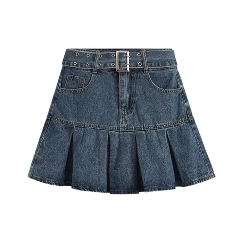 MUCCHIC Джинсовые короткие юбки Женские