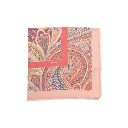 ETRO Modal Вязаные Шарфы Женские Розовые