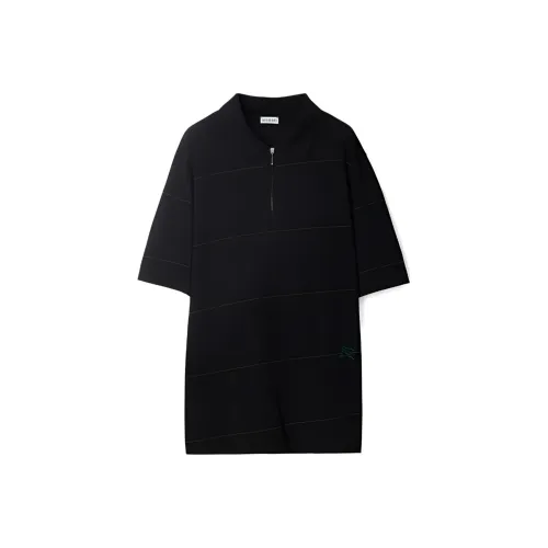 Burberry FW23 Поло Мужское Черное