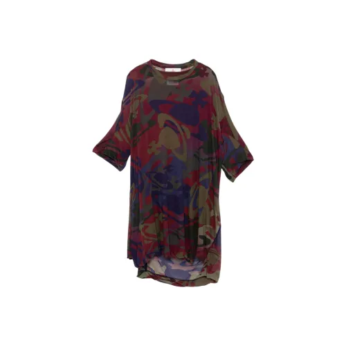 Vivienne Westwood Хаки Женские Короткие Платья с Рукавами