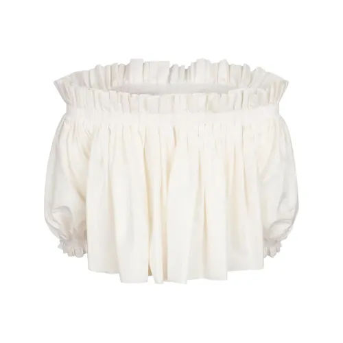 DIOR SS22 Без бретелей Топ Женский Белый