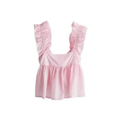 H&M Розовые Женские Майки