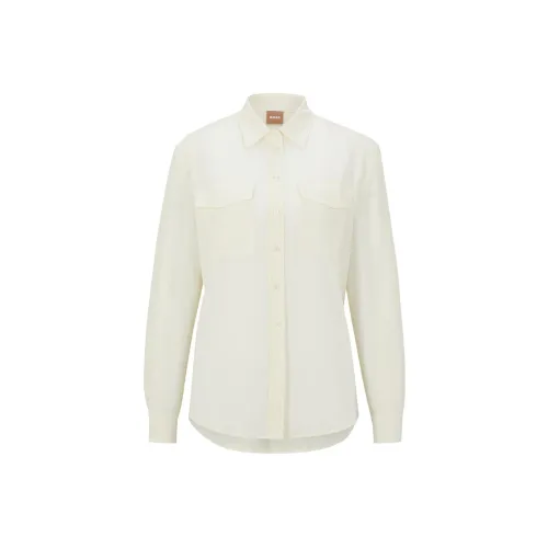HUGO BOSS Белые Женские Рубашки