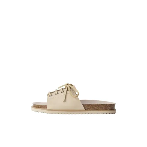 ZARA Детские уличные тапочки Low Top Бежево-желтые Kids