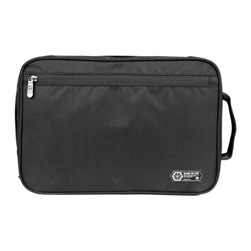 LIZHIZAO ПВХ Поливинилхлорид Путешественный мешок для хранения Унисекс Обсидиан