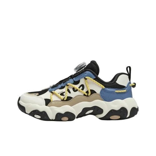 FILA KIDS Кэжуал Низкий Топ Черный/Молочно-Белый Школьный