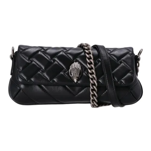 Kurt Geiger London Сумка через плечо из кожи женская черная