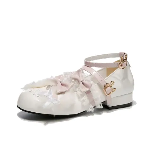 CPXO Грубый каблук Туфли Мэри Джейн Женские