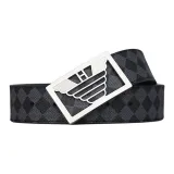 Серебристая пряжка H