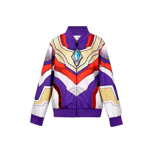 IKALI Ultraman Trigger Трансформационный Пальто Детские Бейсбольные Джерси