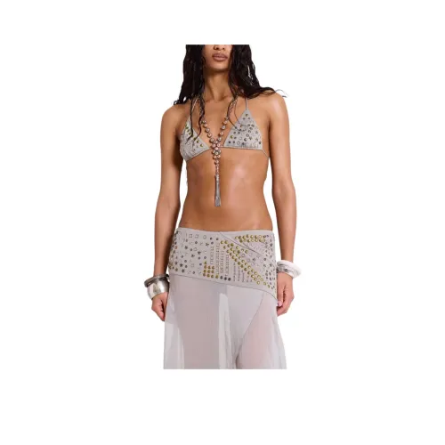 Jaded London Xtal Studded Бикини Топ Бикини Женские