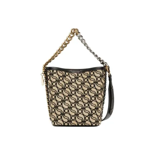 Stella McCartney Холст Тоут Сумка Сумка для покупок Сумка через плечо Сумка Женская Бежевая Черная