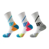 Белый и оранжевый 1 шт + Белый и красный 1 пара + Бело-серый 1 пара