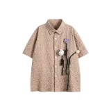 Абрикос + 3D-эффект Цветочный