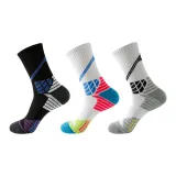 Чёрный 1 пара + Белый и Красный 1 пара + Бело-серый 1 пара