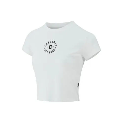 Конверс Белые Женские Футболки