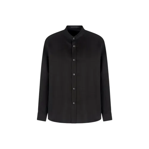 GIORGIO ARMANI Мужские черные рубашки