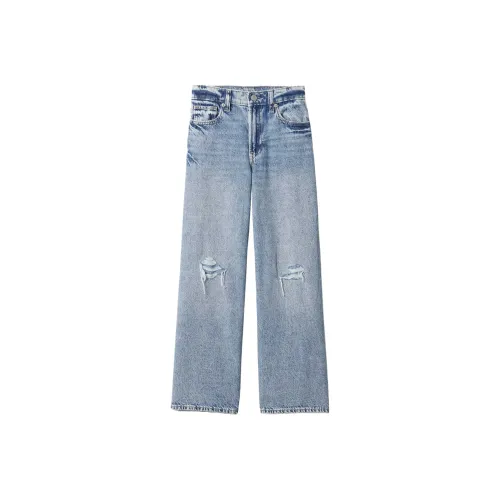 GAP Джинсы Low Шаговый шов Stride Джинсы с широкими штанинами для детей 3-7 лет