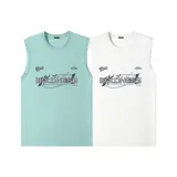 [100% cotton Breathable] Аква Зеленый (Бэт Буква) + Белый (Бэт Буква)