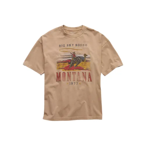 AMERICAN EAGLE Хаки Мужская T-рубашка