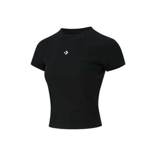 Конверс Черные Женские Футболки