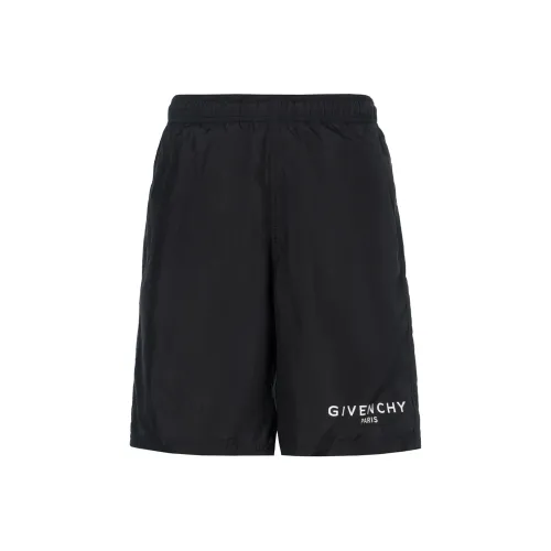 GIVENCHY Черные Мужские Повседневные Шорты