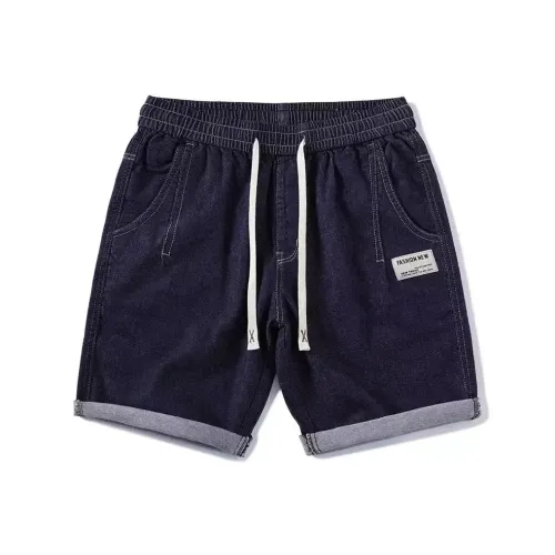 GEOGRE ALEX Blue Men's Denim Shorts GEOGRE ALEX Синий Мужские Джинсовые Шорты