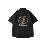 [Охлаждающий, Дышащий] Черный (Розовое Цветение, Спина с Логотипом)