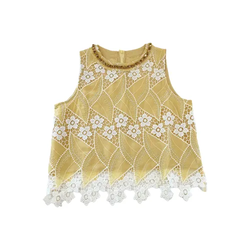 OUBO Желтые Женские Майки