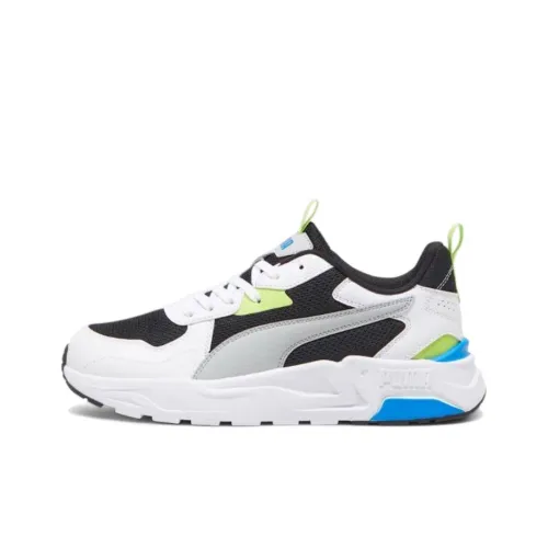 PUMA Trinity Lite Устойчивый к истиранию Низкий Топ Повседневная обувь Мужская Черный Белый