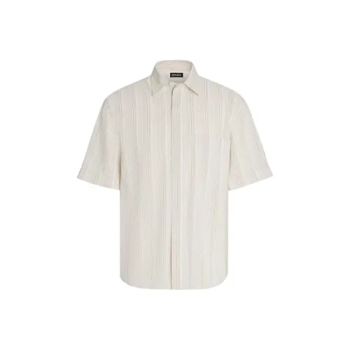 Ermenegildo Zegna Белые Мужские Рубашки
