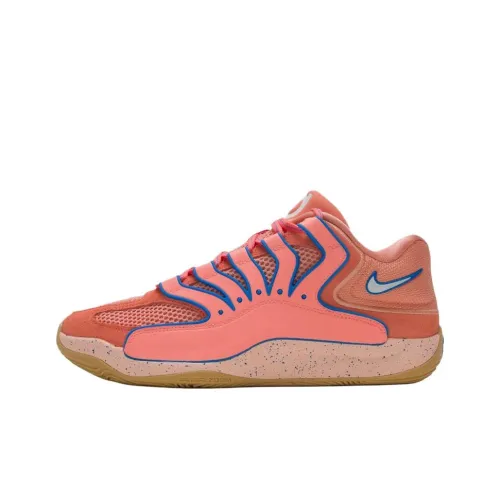 Nike KD 18 Баскетбольные кроссовки Low Топ Розовый Мужской