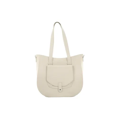 Folli Follie Кожа Одно Плечо Сумка Большая Женская Бежевая