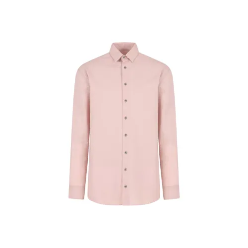GIORGIO ARMANI Розовые Мужские Рубашки