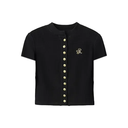 IKYOU Черные Женские Футболки